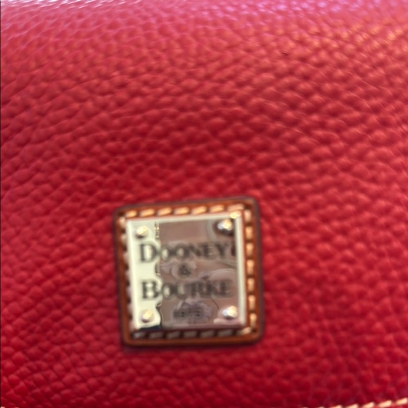 Dooney & Bourke Red Leather Crossbody Bag - Picture 7 of 7
